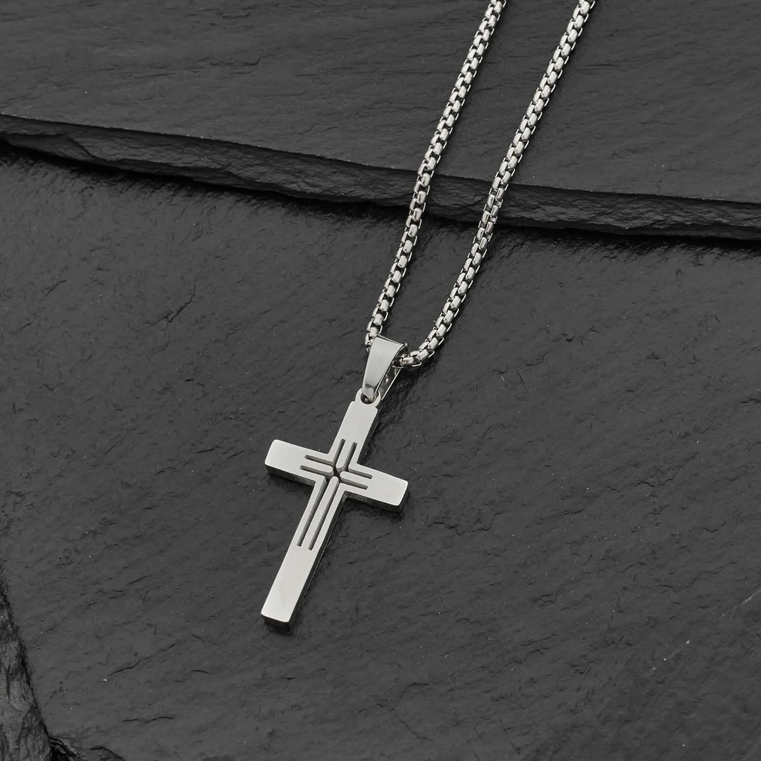 14k Gold Plated/silver Cross Necklace for women and men Religious Christian Gifts for Women Men First Communion Gifts Baptism Easter Basket Fillers Cross Necklace