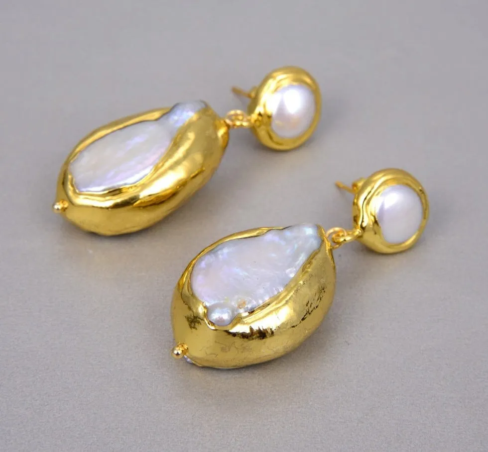 Baroque Pearl Necklace Set