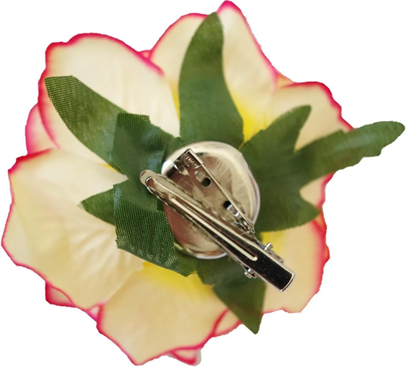 Beautiful Rose Flower Hair Clip Pin up Flower Brooch for Party Travel Festivals