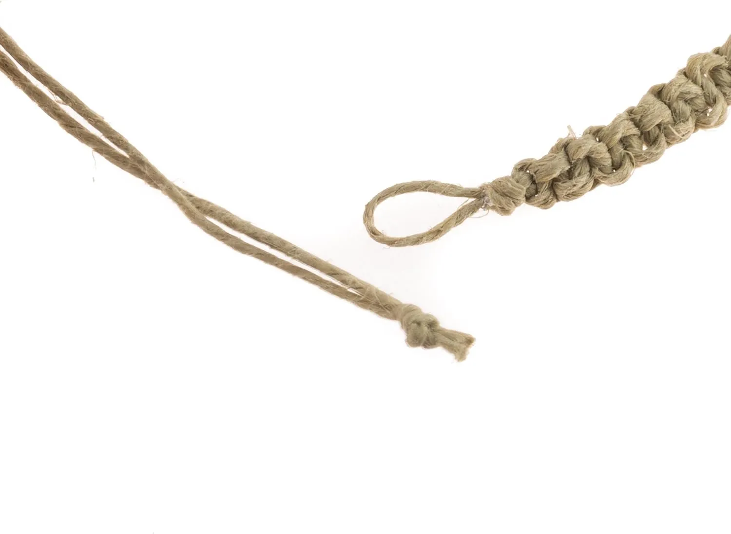BlueRica Hemp Anklet with Murano Glass Tubes