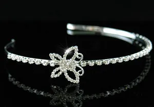 Bride / Flower Girl Butterfly Crystal Headband Tiara XT1170