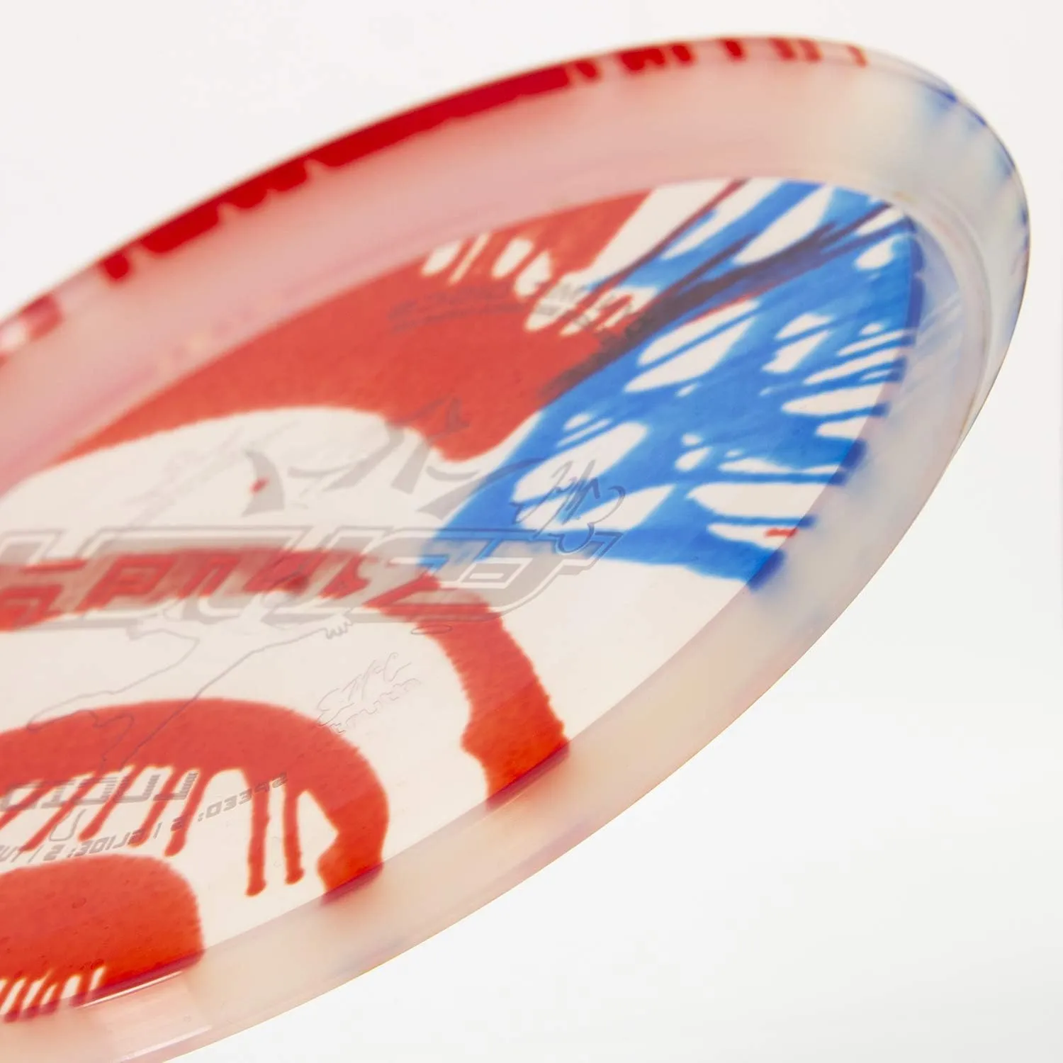 Dynamic Discs Lucid MyDye American Flag Disc Golf Putter, Drivers and Midrange, Overstable Putt and Approach Disc, Stamp Color Pattern Will Vary