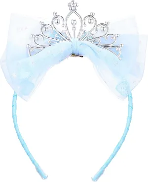 Lusofie Crown Headband Princess Tiara Headband Princess Crown for Graduation Birthday Party Fairy Costume Hair Accessories