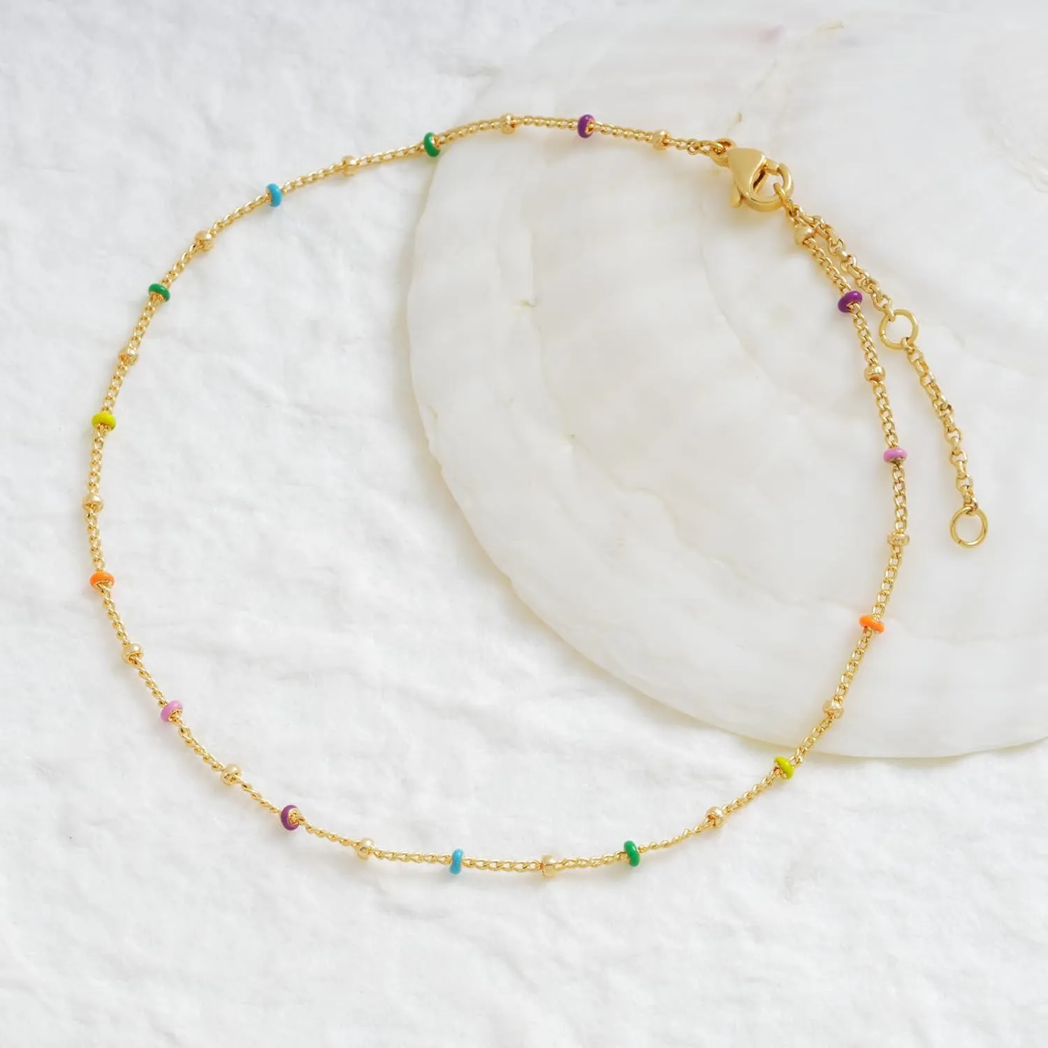 MEVECCO Anklet for Women Gold Chain 14K Gold Plated Dainty Boho Beach Summer Simple Foot Jewelry Ankle Bracelet