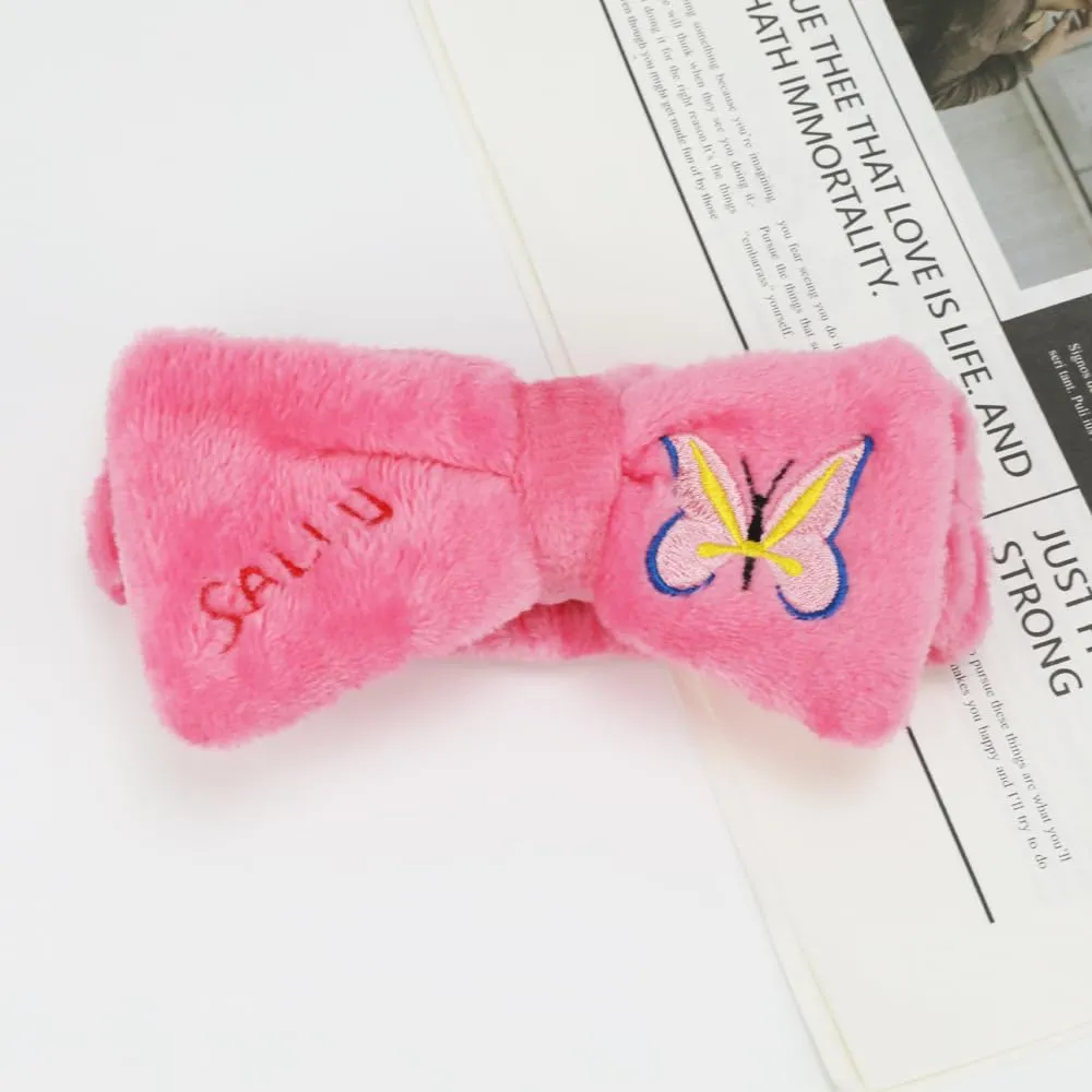 PERFECTSIGHT Spa Headband for Washing Face, 2 Pack Cute Animal Hair Band for Washing Face Shower Yoga Sports Beauty Skincar Party, Soft Fluffy Makeup Headband, Kawaii Facial Headbands for Woman Girls