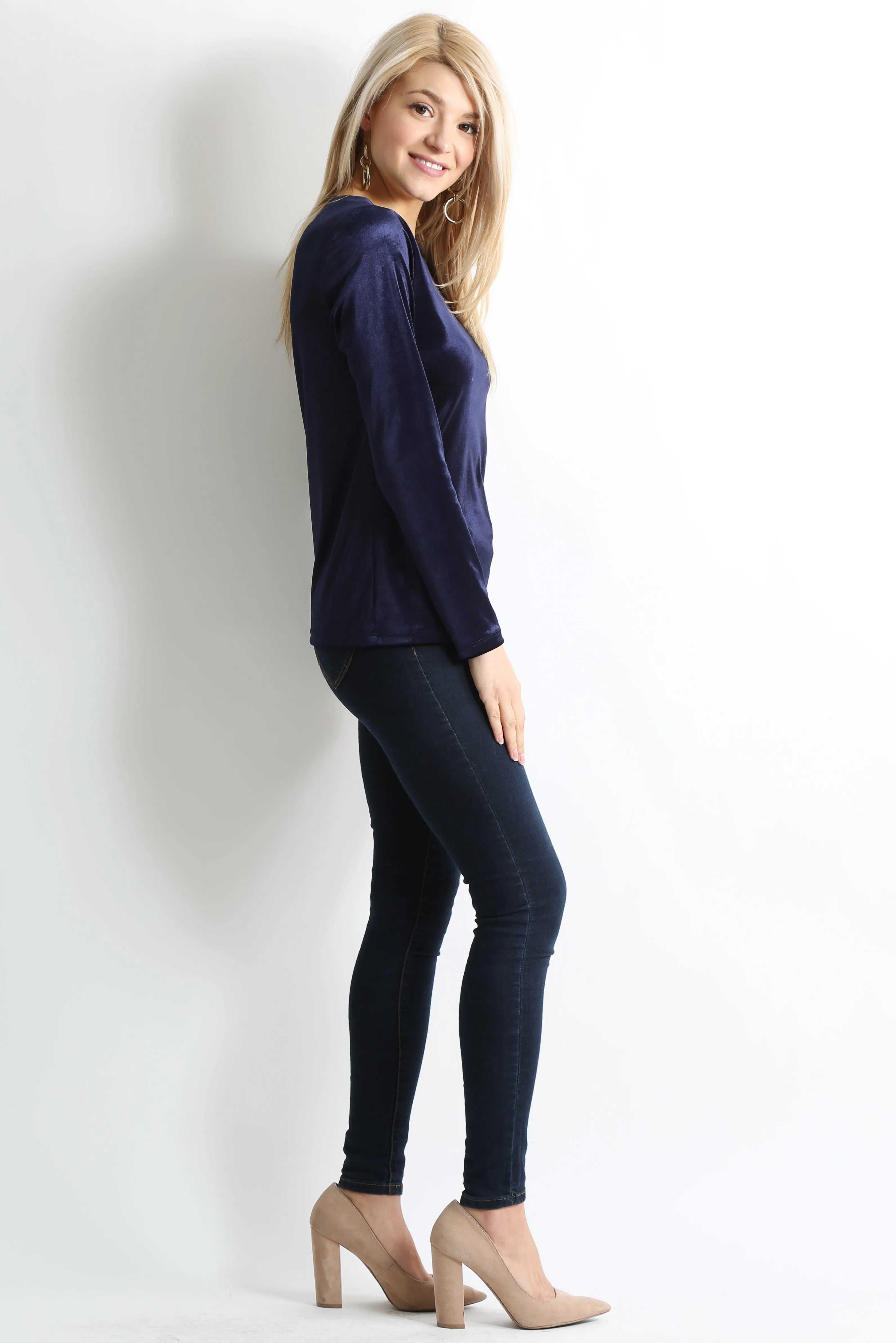 Veer to Velvet Crew Top