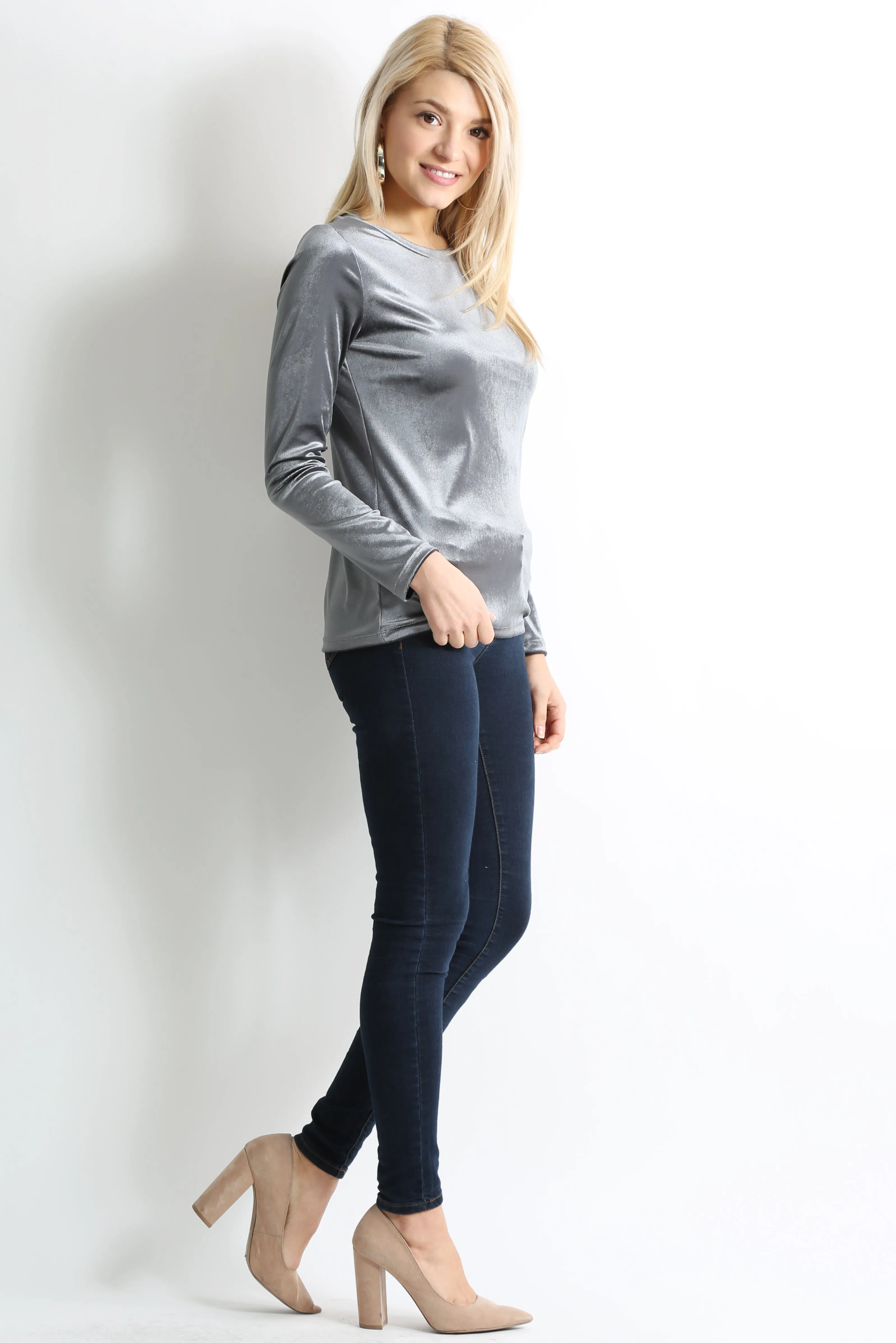 Veer to Velvet Crew Top
