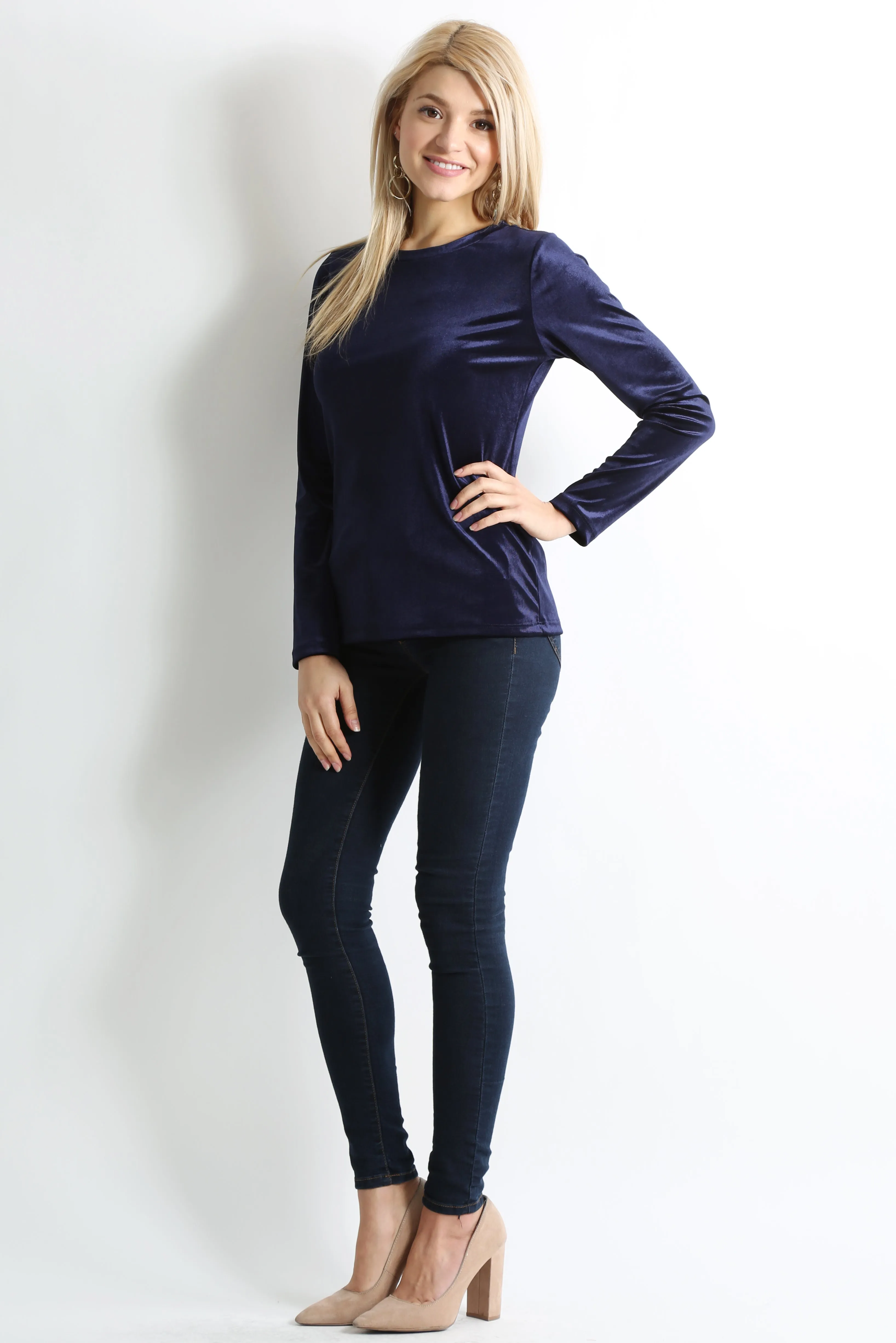 Veer to Velvet Crew Top