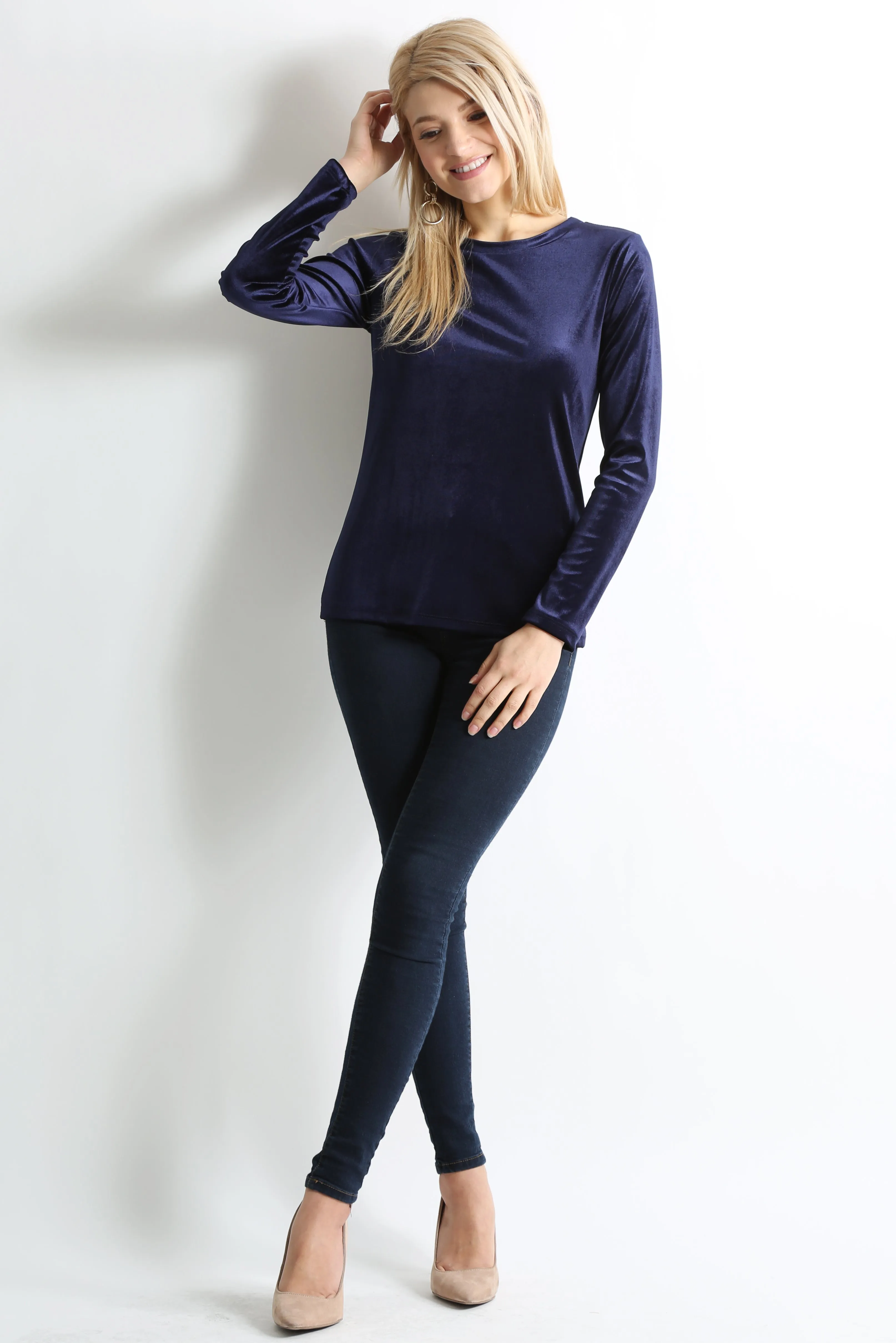 Veer to Velvet Crew Top