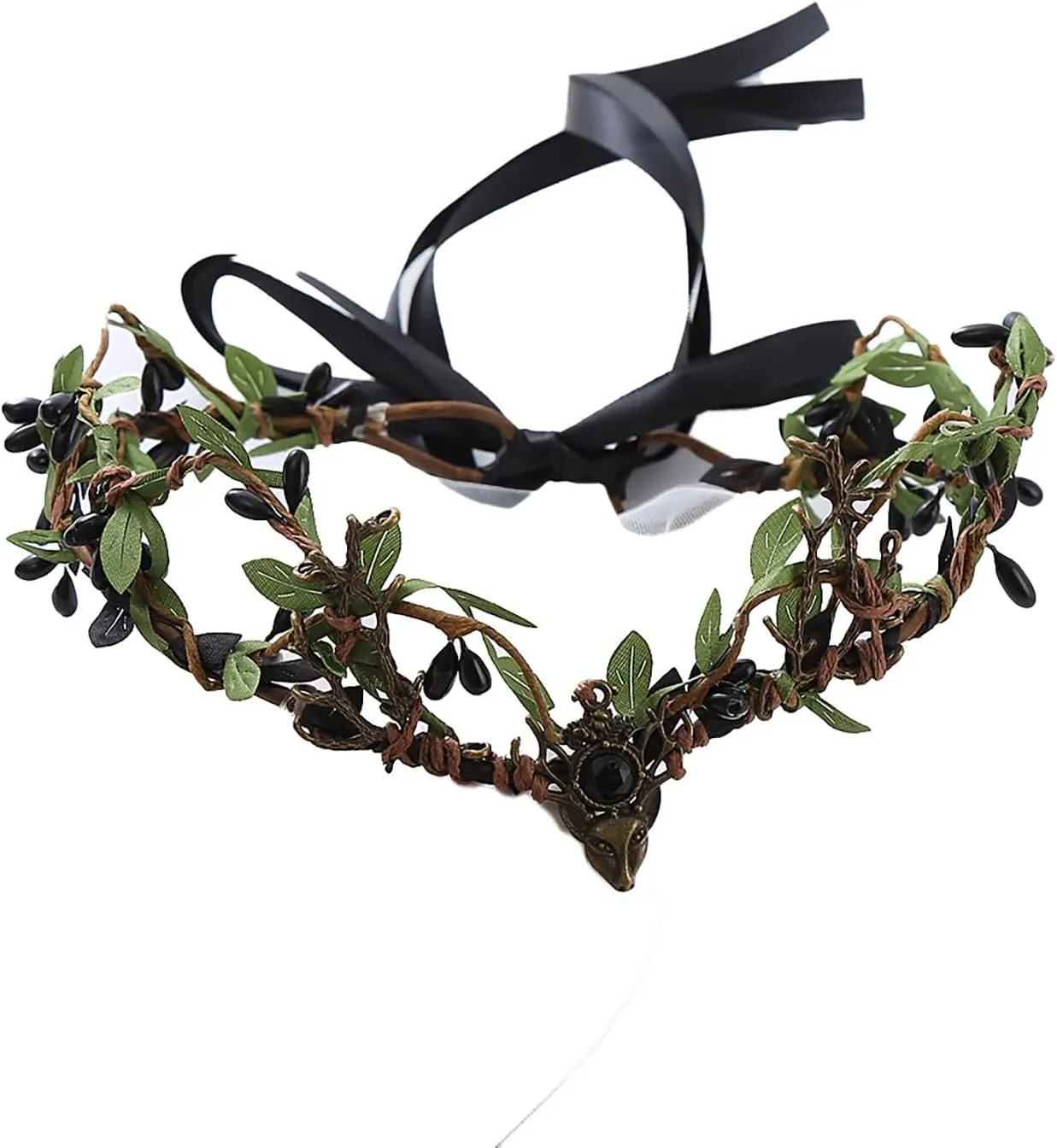Vivivalue Women Flower Crown Girl Flower Headband Floral Headpiece Halo Wedding Party Photos